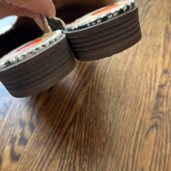 madden girl faux leather Mattie snakeskin print slip on mules. New, size 9.5. - Picture 3 of 5